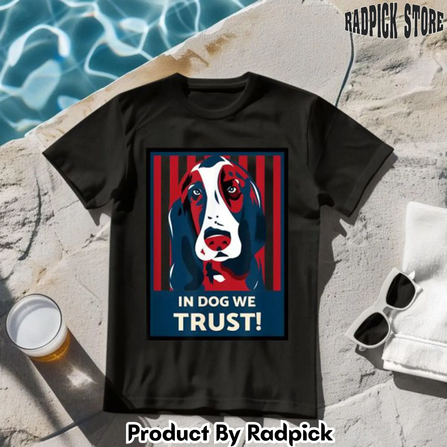 In dog we trust american memorial independence day tshirt rp2622736